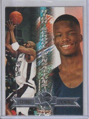 Kobe Bryant/Jermaine O'Neal 1996 Press Pass Rookie #44 HOF Los Angeles Lakers
